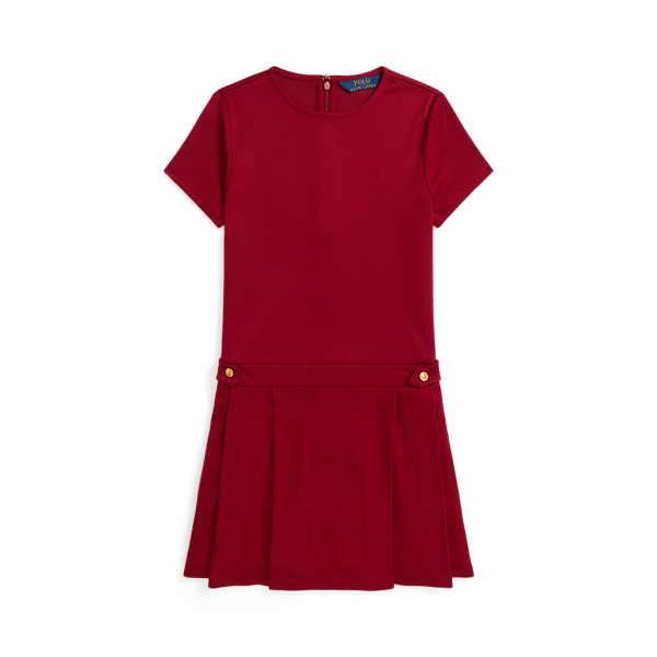 Pleated Ponte Dress