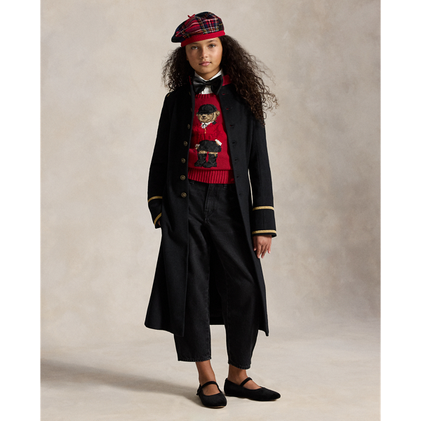Brushed-Knit Admiral Coat