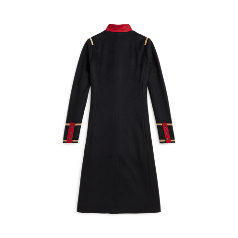 Детское пальто Ralph Lauren Brushed-Knit Admiral, цвет: Чёрный