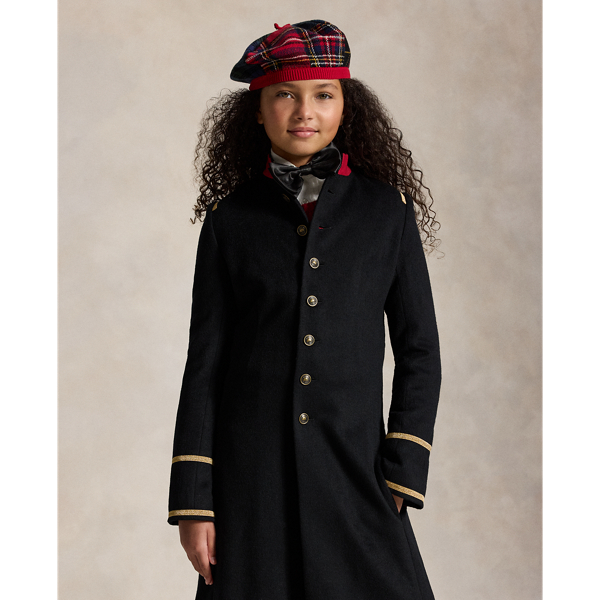 Brushed-Knit Admiral Coat