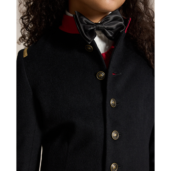 Brushed-Knit Admiral Coat