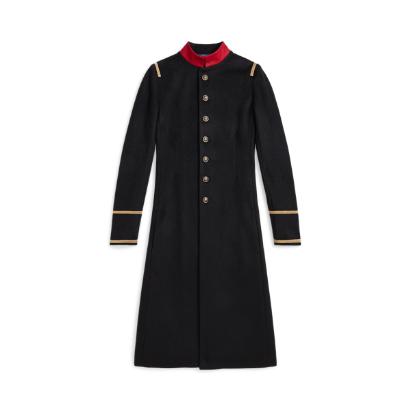 Brushed-Knit Admiral Coat