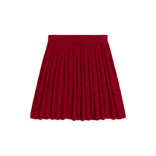 Cable-Knit Cotton Skirt