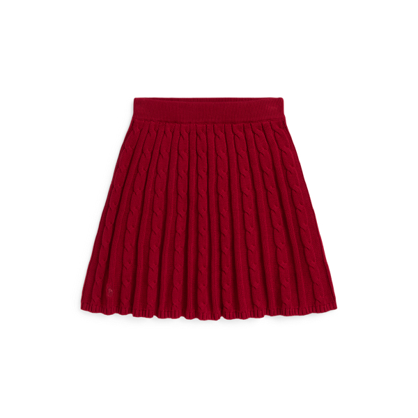 Cable-Knit Cotton Skirt