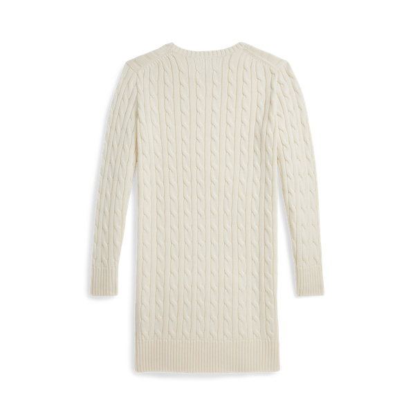 Cable-Knit Cotton Jumper Dress