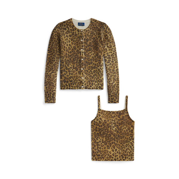 Wool-Cashmere Cardigan & Tank Top