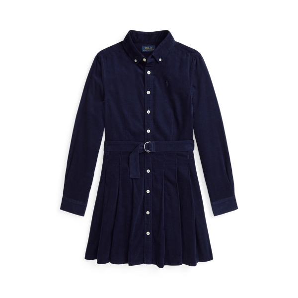 Cotton Corduroy Shirtdress