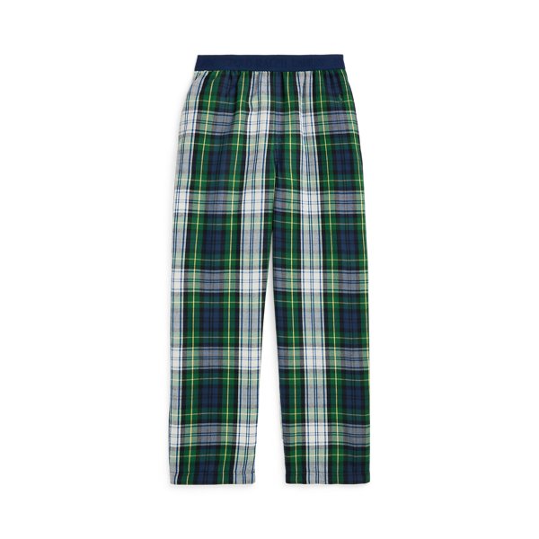 White Gordon Plaid Plaid Twill Sleep Pant Boys 8-20 1