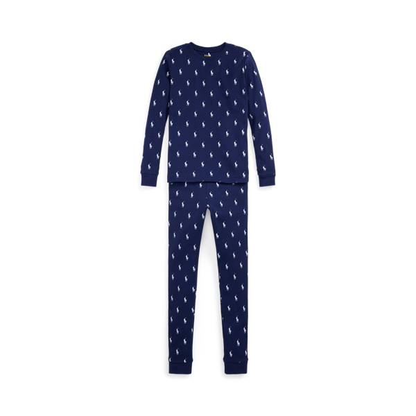 Newport Navy Polo Pony Cotton Sleep Set Boys 8-20 1