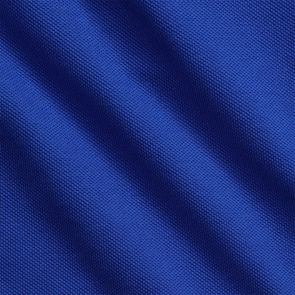 Cotton Mesh Long-Sleeve Polo Shirt