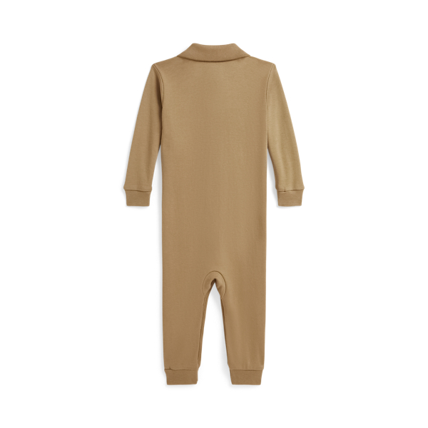 Camel Soft Cotton Polo Coverall Baby Boy 2