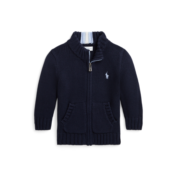 Cotton Full-Zip Jumper