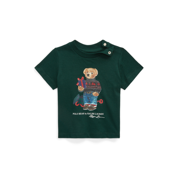 Polo Bear Cotton Jersey T-Shirt Baby Boy 1