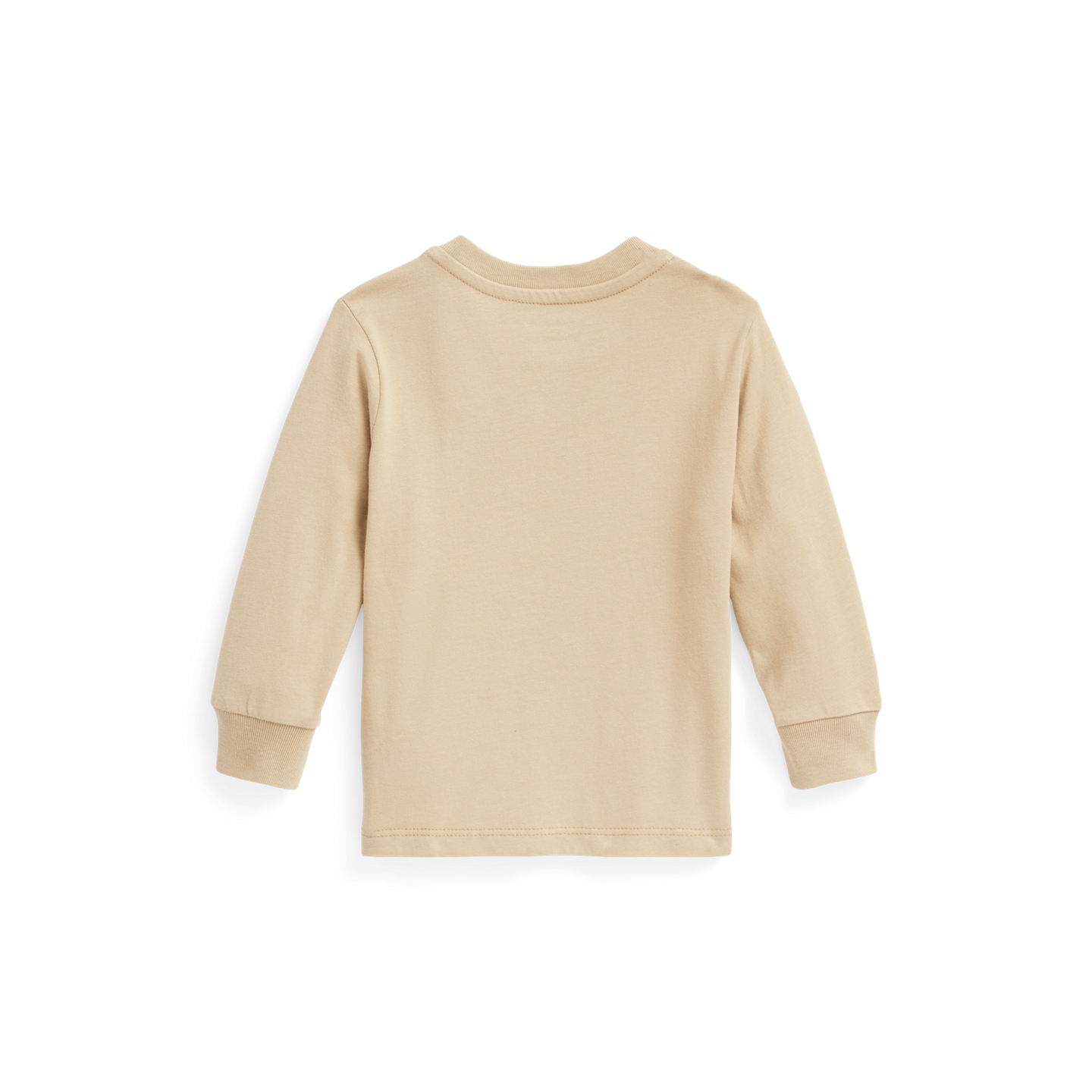 Детская футболка Ralph Lauren Cotton Jersey Long-Sleeve, цвет: Хаки — фото 1