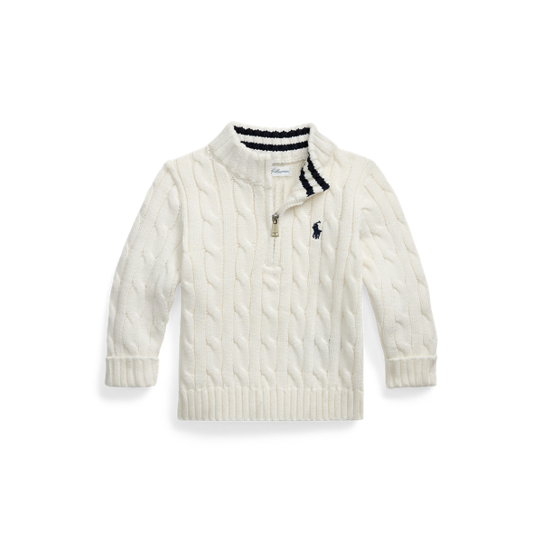 Baby Boy White Jumpers Cardigans Ralph Lauren PL