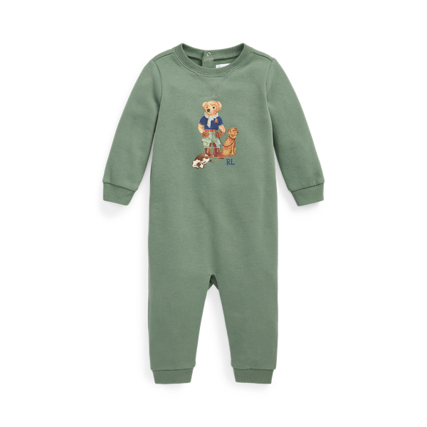 Polo Bear Fleece Coverall Baby Boy 1