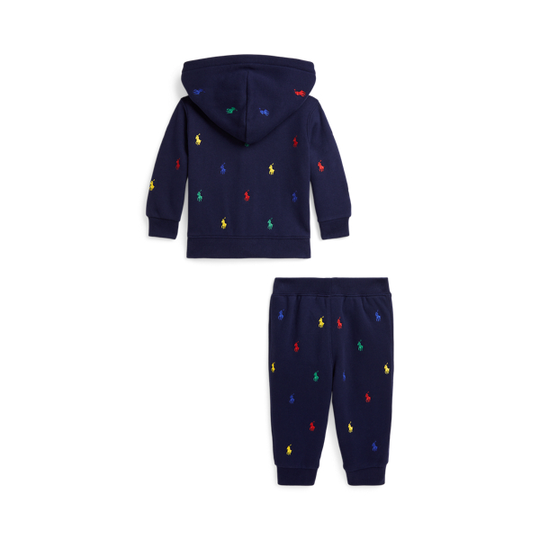 Polo Pony Fleece Hoodie and Trouser Set