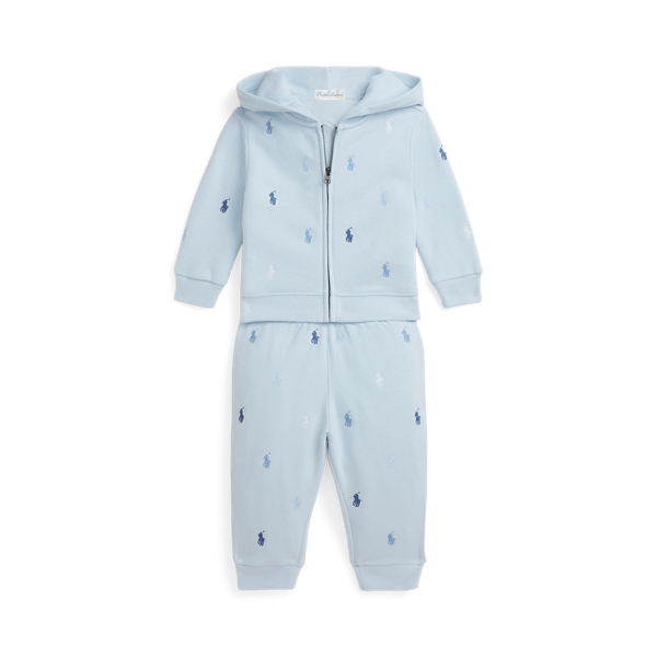 Polo Pony Fleece Hoodie and Trouser Set