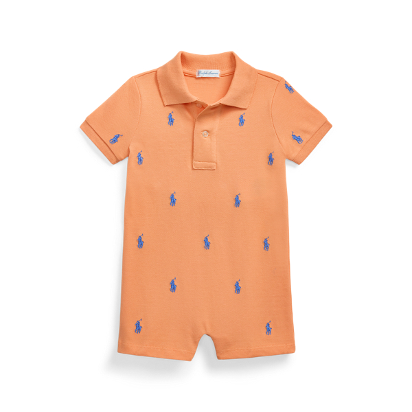 Ralph lauren baby boy shortall hotsell