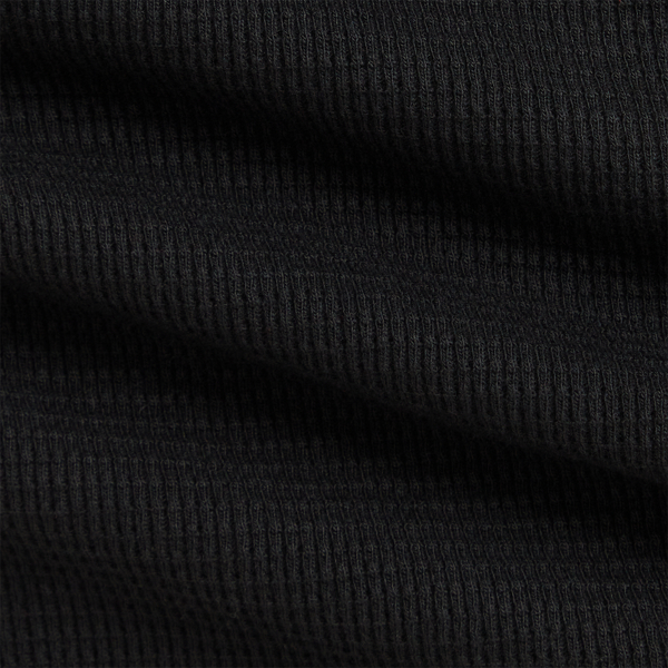 Waffle-Knit Cotton Long-Sleeve Tee