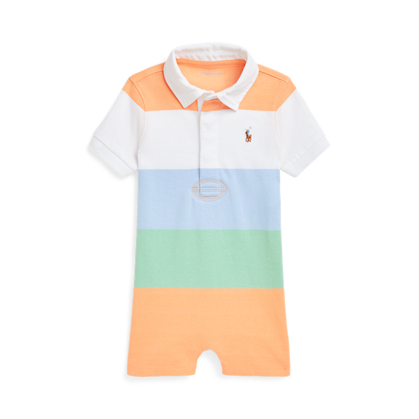 Striped Cotton Jersey Rugby Shortall