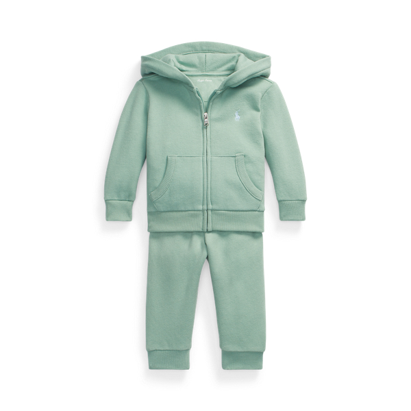 Conjunto de jogger y sudadera de felpa