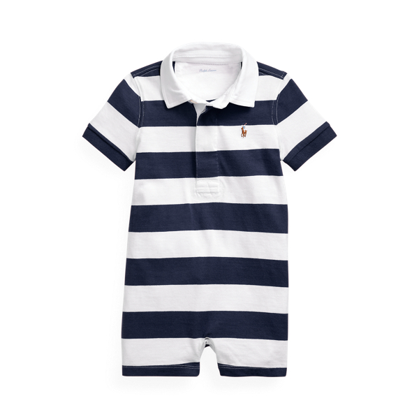 Striped Cotton Jersey Rugby Shortall