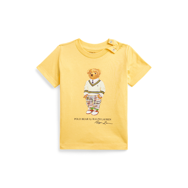 Katoenen jersey T-shirt met Polo Bear