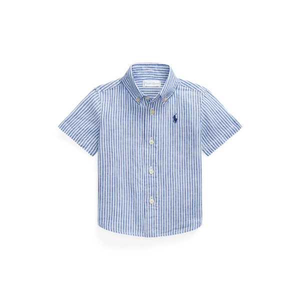 Striped Linen-Cotton Shirt