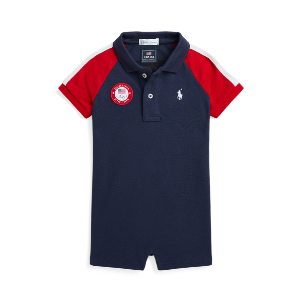 Team USA Cotton Mesh Polo Shortall