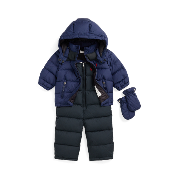 Newport Navy Down Snowsuit Set Baby Boy 1