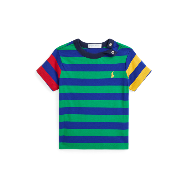 Striped Cotton Jersey Tee