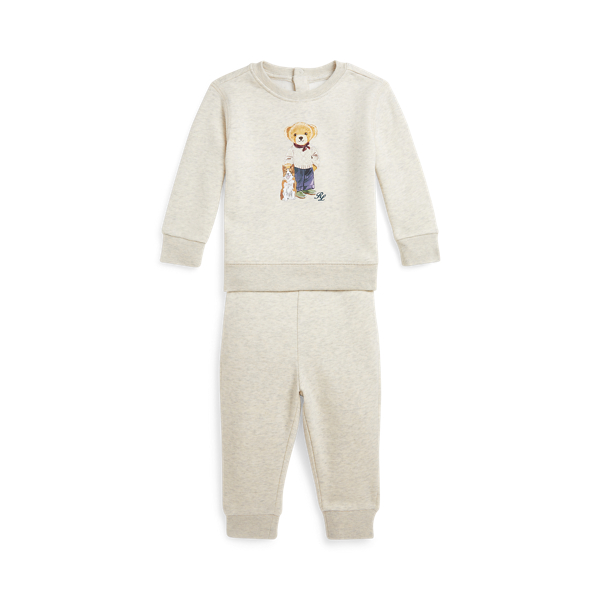 Polo Bear Fleece Sweatshirt & Pant Set