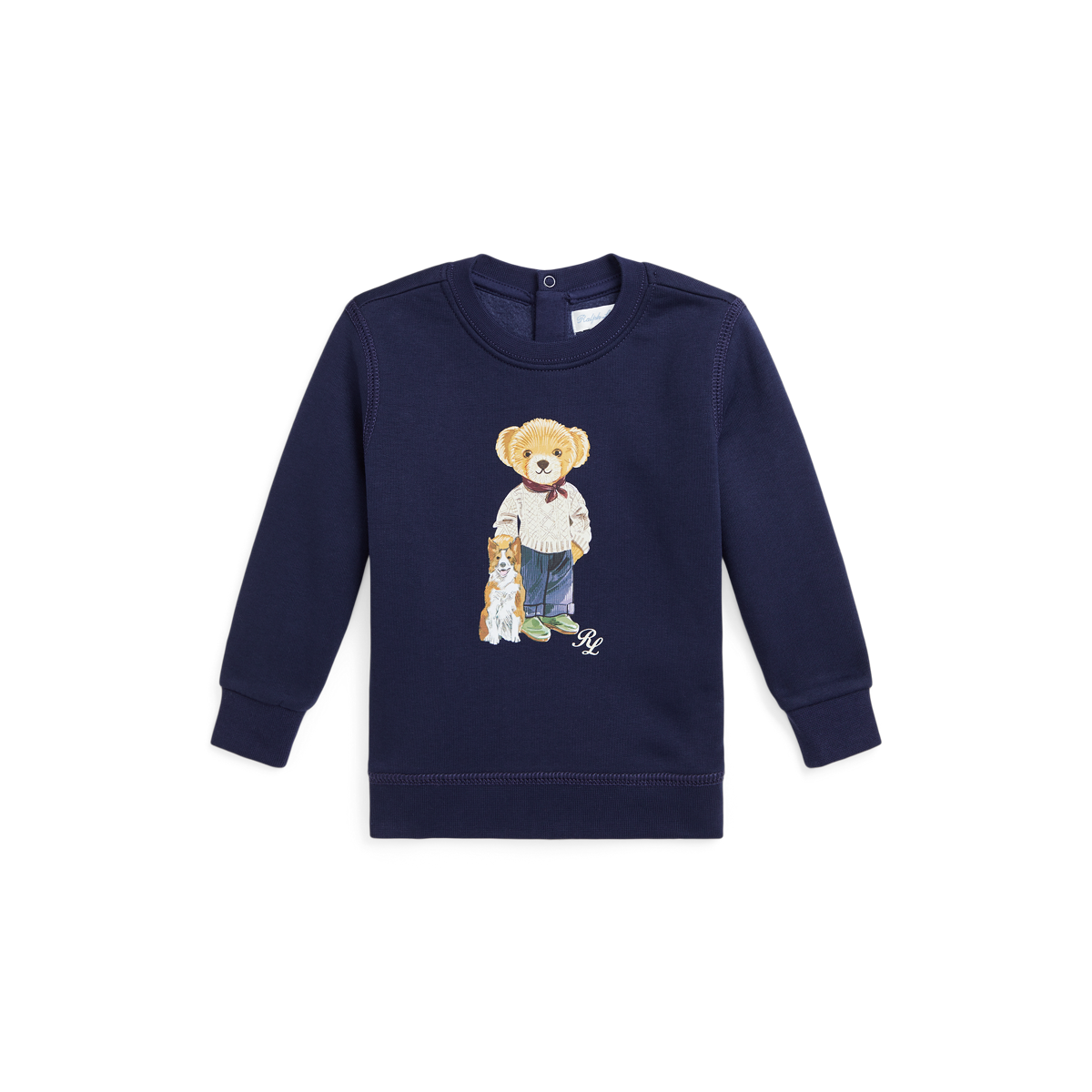 ストライプド Polo ベア コットン ジャージー Tシャツ