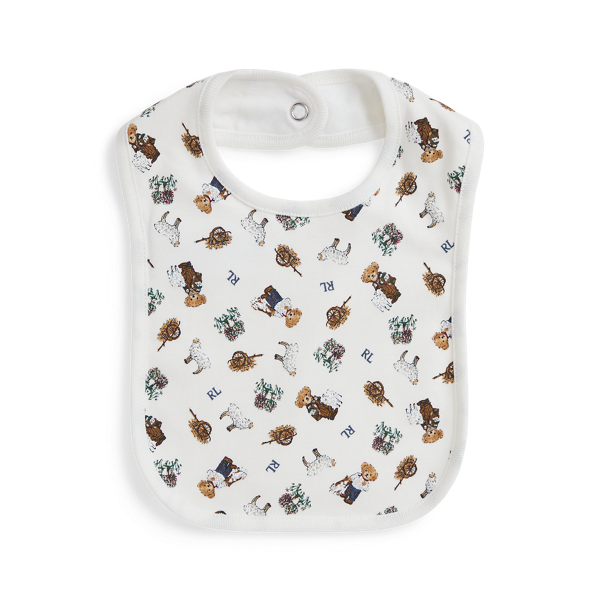 Polo Bear Cotton Interlock Bib