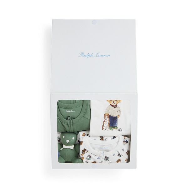 Polo Bear Cotton 5-Piece Gift Set