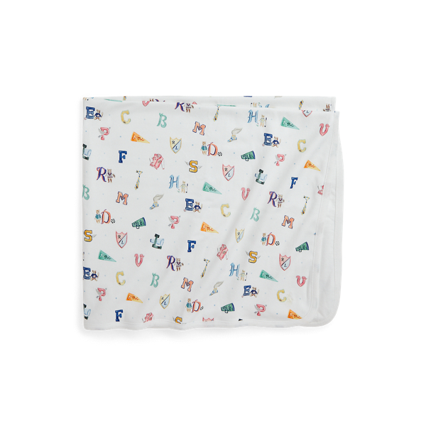 RL Baby x Riley Sheehey Cotton Blanket for Baby Ralph Lauren UK