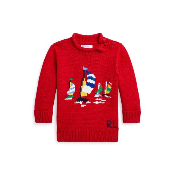 Sailboat Cotton Sweater