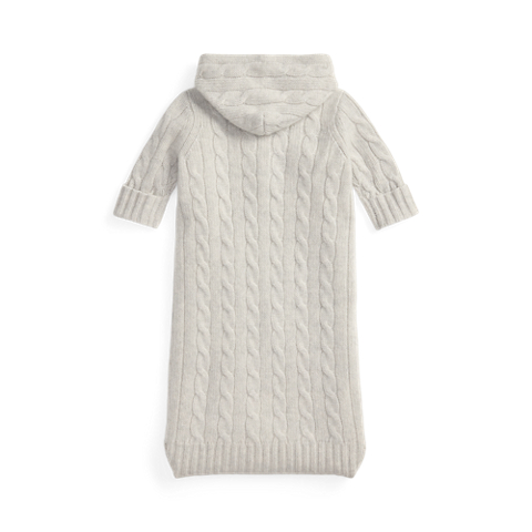 Комбинезоны Ralph Lauren Cable-Knit Cashmere Bunting, цвет: Меланжевый серый