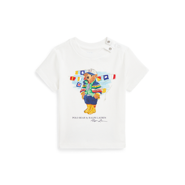 Polo Bear Cotton Jersey Tee