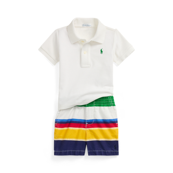 Polo short store set