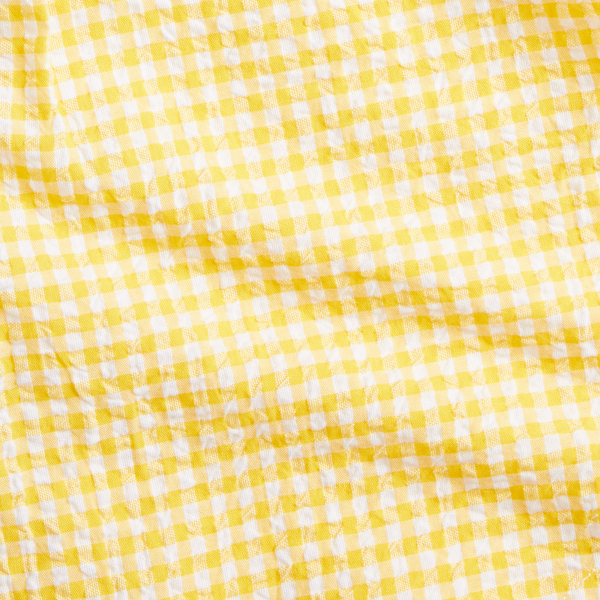 Gingham Seersucker Short-Sleeve Shirt