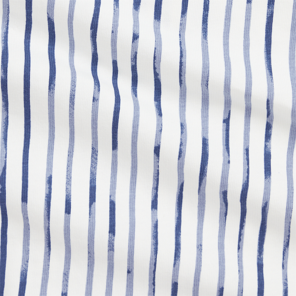 Striped Cotton Henley Shortall