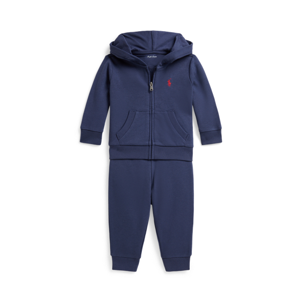 Felpa con cerniera e pantaloni in spugna Baby Boy in 1