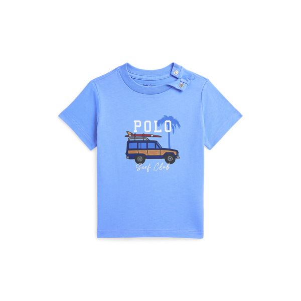T-shirt motif voiture en jersey de coton