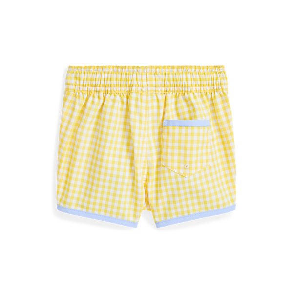 Gingham Swim Trunk