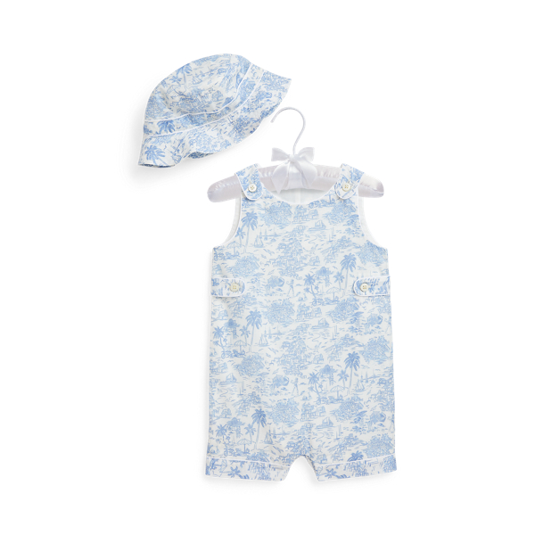 Combinaison bonnet toile Riviera coton
