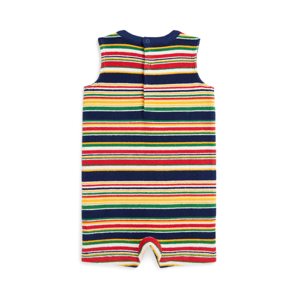Striped Cotton Terry Shortall