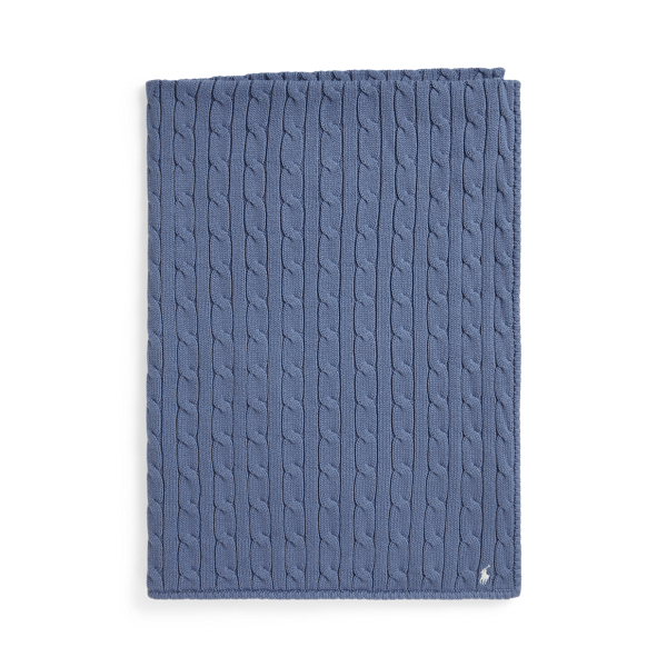 Coperta per beb&egrave; in cotone a trecce