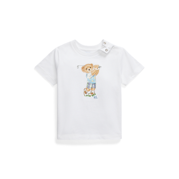 Maglietta Polo Bear in jersey di cotone